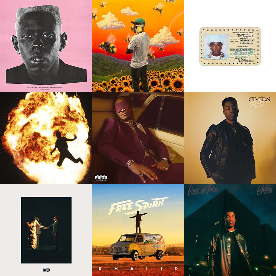 Tyler,the Creator/Giveon/Metro Boomin/Future/Khalid Album Covers [Vinyl ...