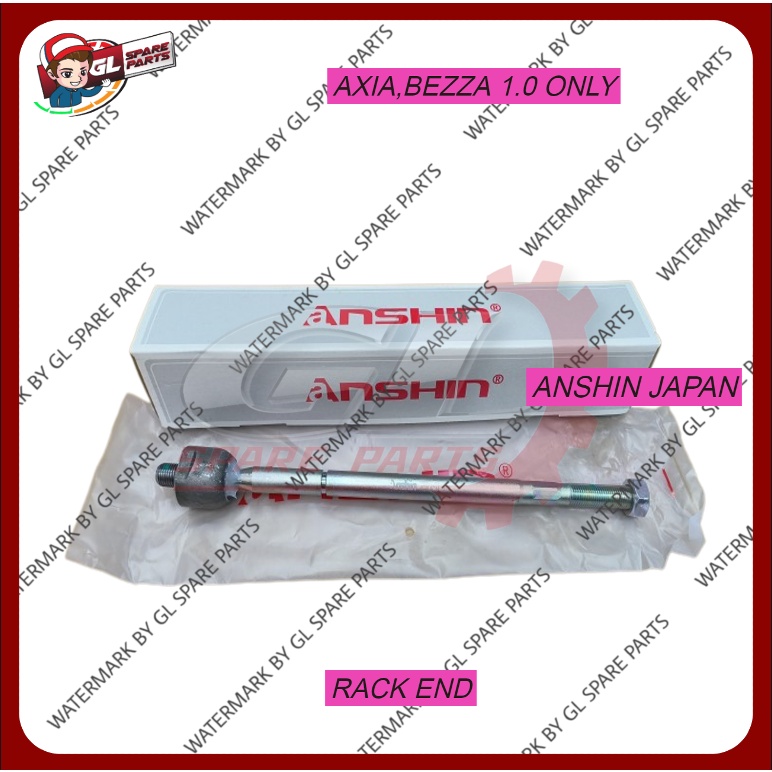 (ANSHIN JAPAN) RACK END PERODUA AXIA ALL MODEL / BEZZA 1.0 ONLY (@1PC ...