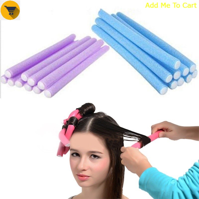 mk2 10pcs/set DIY Hairdress Magic Bendy Hair Styling Twist Curler
