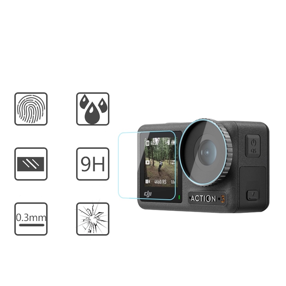 Copriobiettivo In Silicone Morbido Di Ricambio Per DJI Osmo Action 3 E 4 - Protezione Anti Graffio E Polvere