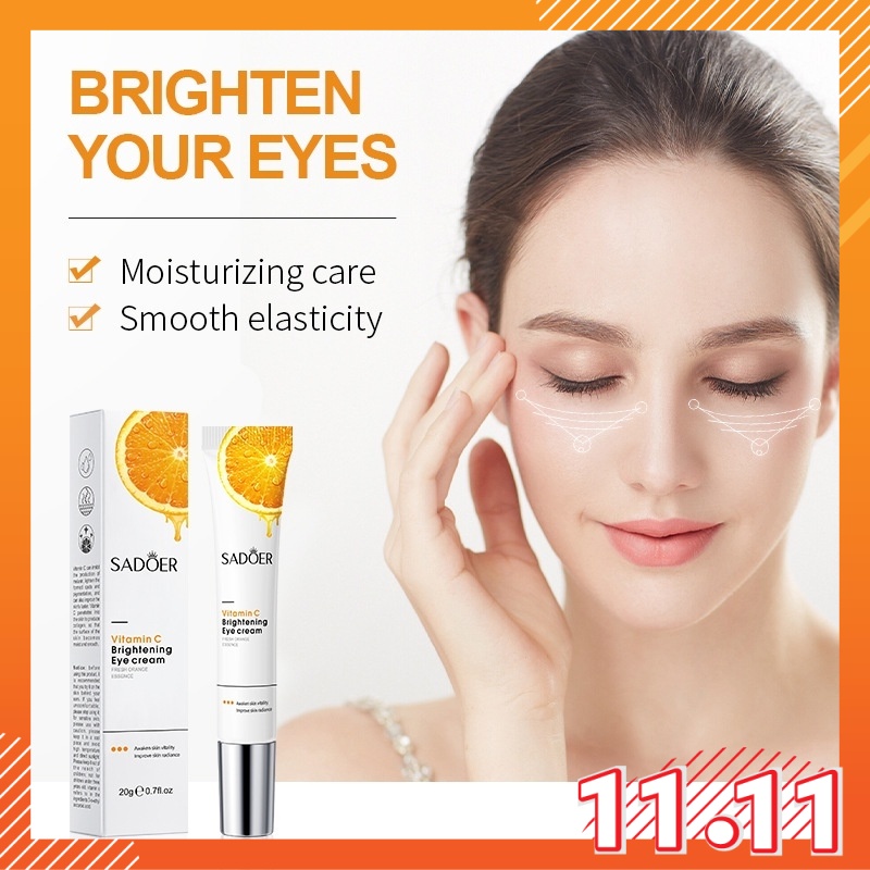 MAY SADOER Vitamin C Brightening Eye Cream Fresh Orange Essence