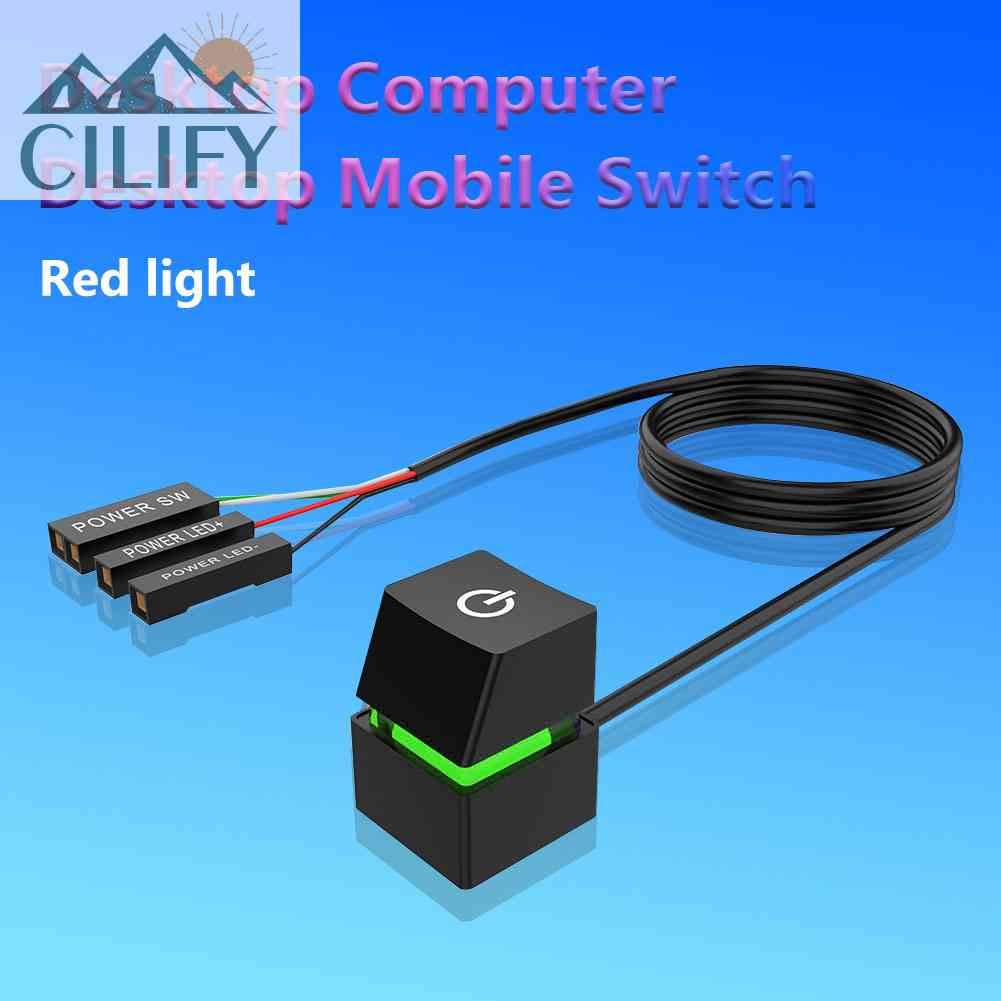 Desktop Computer Power Switch On/off Button 2m Extension Cord for pc ...
