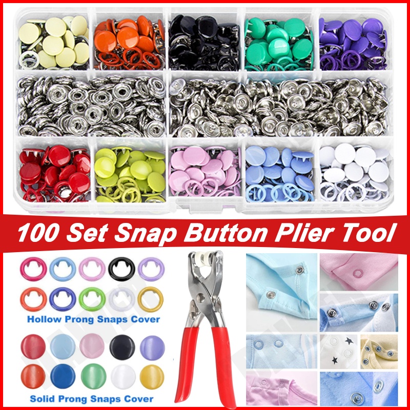 5Set Detachable Snap Fastener Metal Buttons For Clothing Jeans Thin Waist  Free Sewing Perfect Fit DIY