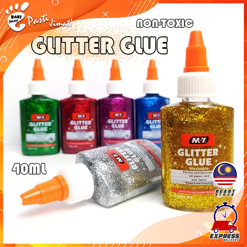 Elmer's Non Toxic Washable Glitter Glue (Best for Glitter Slime) [177ML]