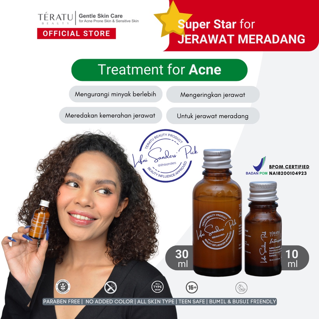 Teratu BEAUTY Intensive Acne Solution 30ml Prevents Inflamed Acne
