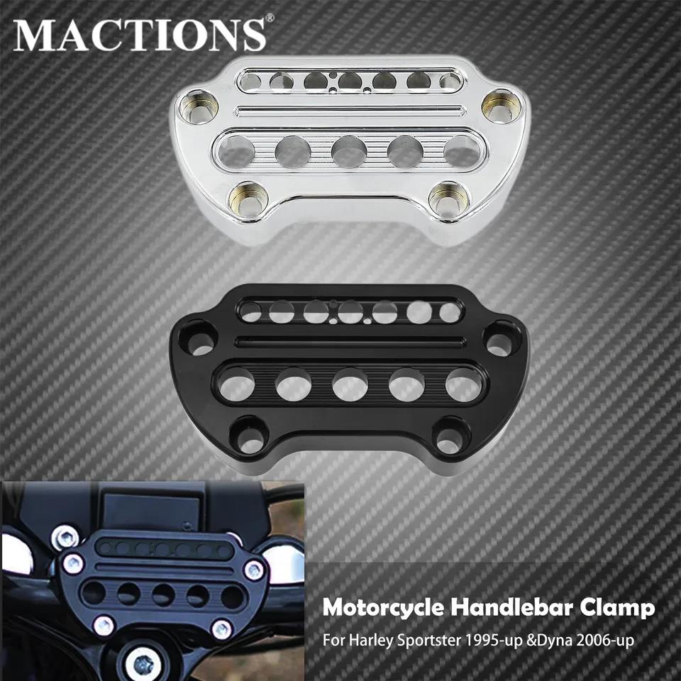 Motorcycle Indicator Light Handlebar Top Bar Riser Clamp Mount For ...