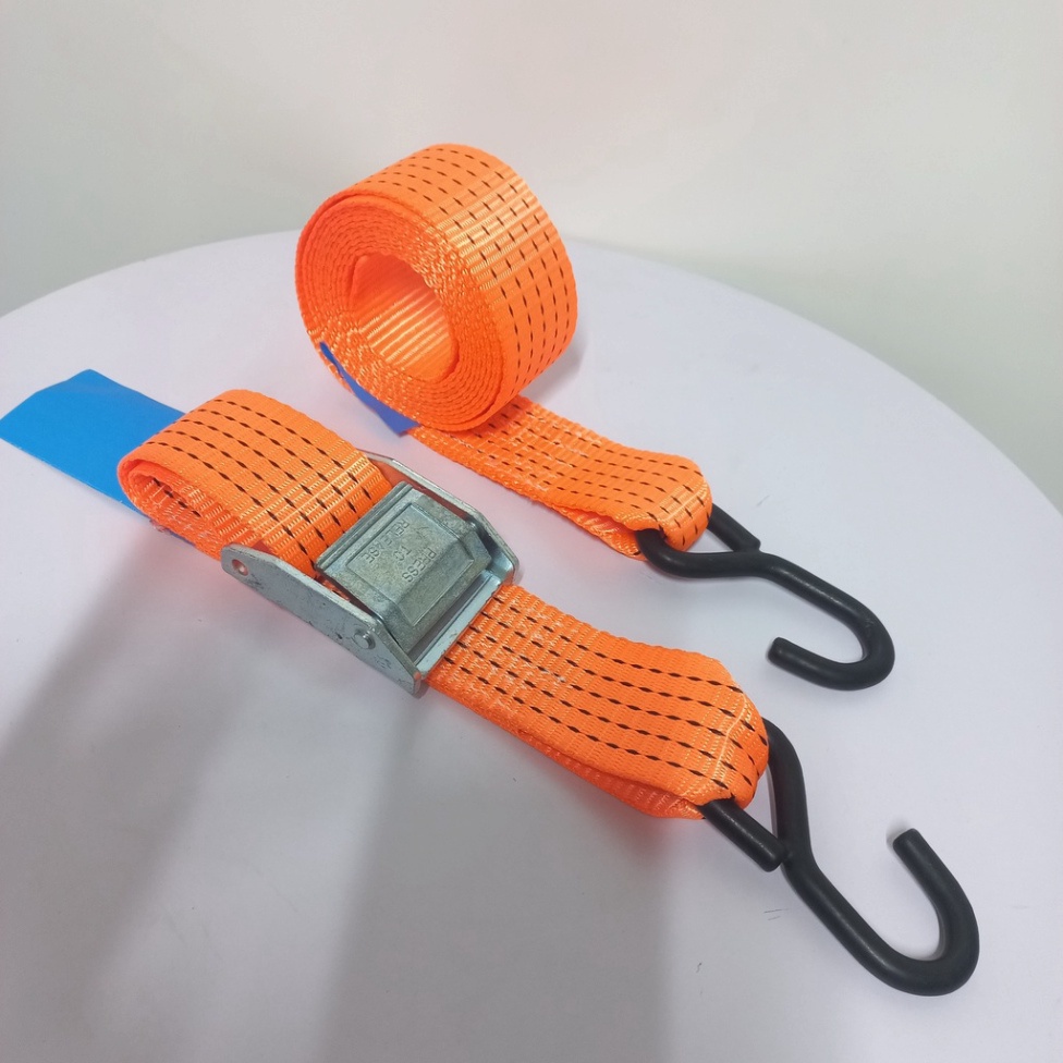 50mm version cam lock strap, 750kg load capacity, orange plastic-coated ...
