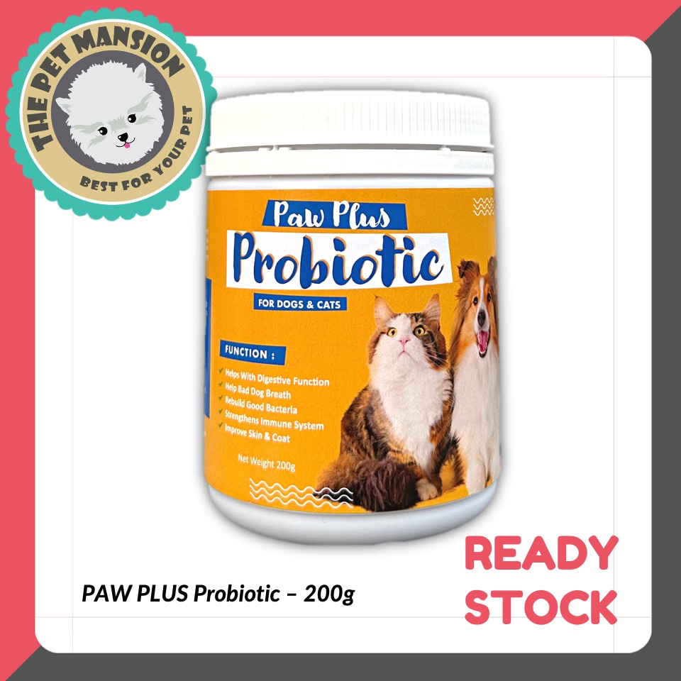 PAW PLUS Pet Probiotic Cat Dog Constipation Enzyme Supplement Bad