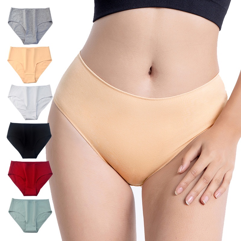 Culotte Gainante Haute Taille En Soie Glacée – Invisible Sous Les Vêtements – Effet Lissant Et Galbant