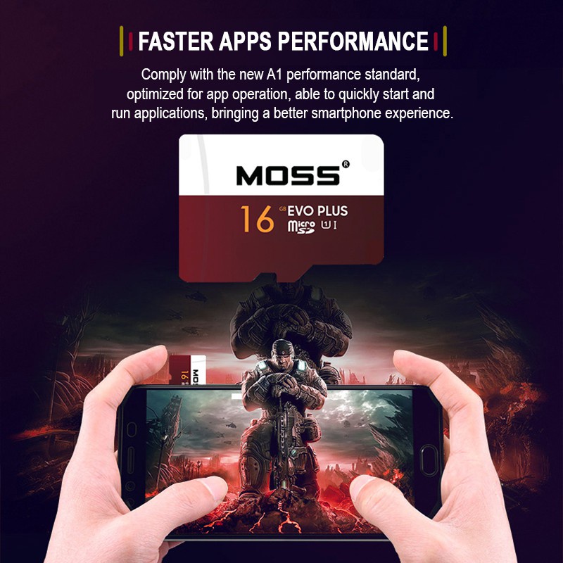 MOSS Original Memory Card 【CLASS 10】8/16/32/64/128GB MicroSDHC EVO Plus