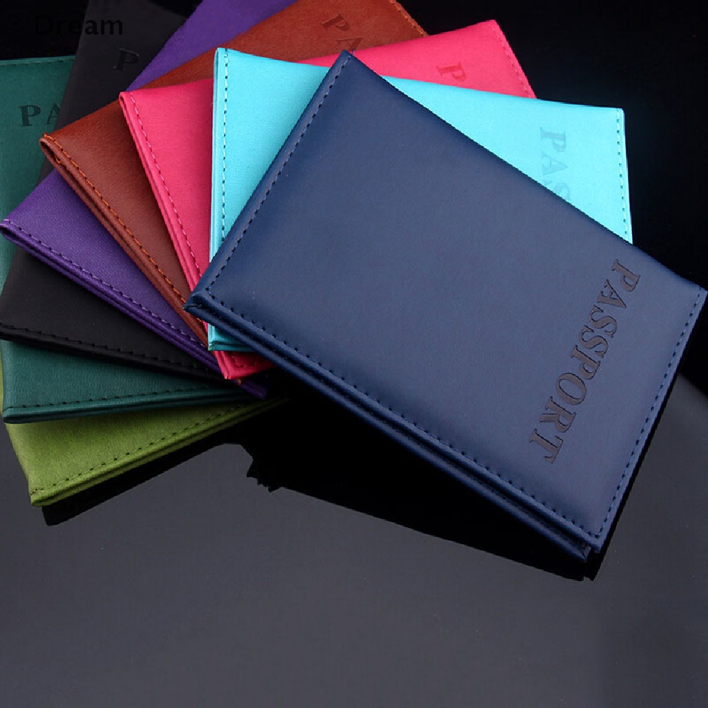 Russian Leather RFID Blocking Passport Holder Wallet Cover Travel Document Organ