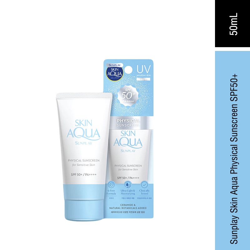 Sunplay Skin Aqua Physical Sunscreen SPF50+ 50ml | Shopee Malaysia