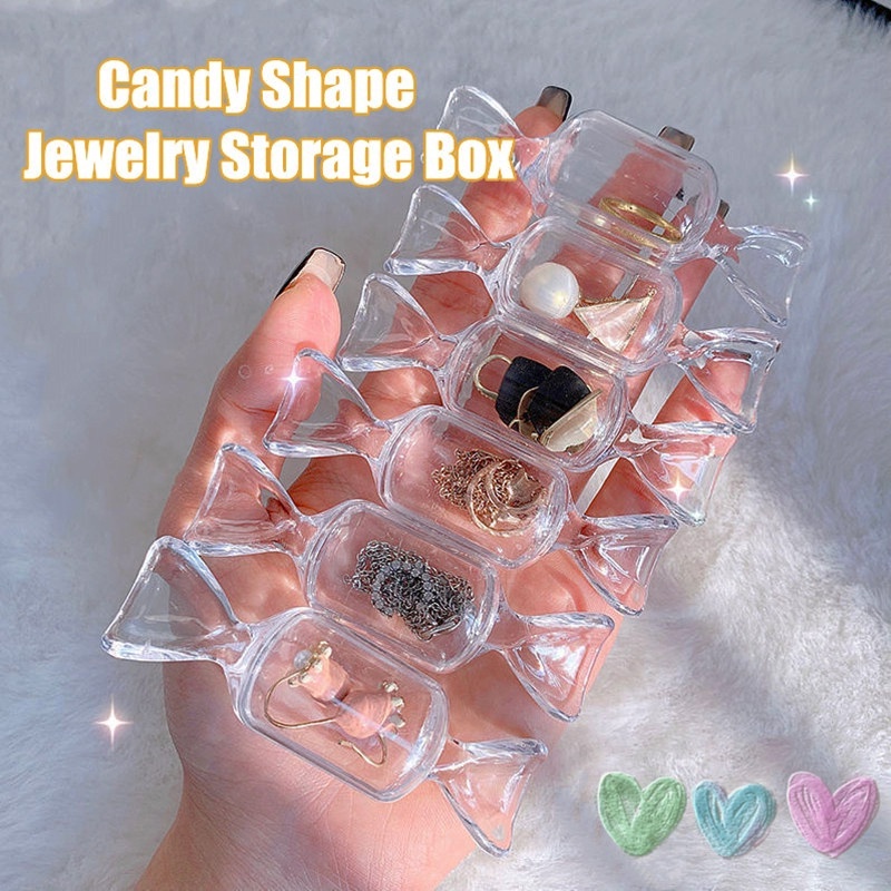 Creative Candy Style Candy Boxes Mini Kawaii Transparent Plastic