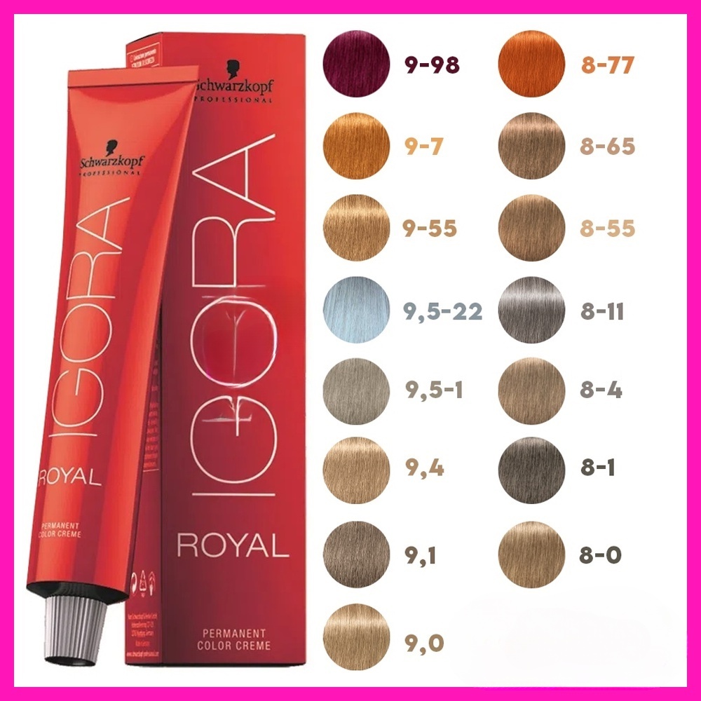 Igora Royal Schwarzkopf Coloring Professional Red Color (All Tons ...