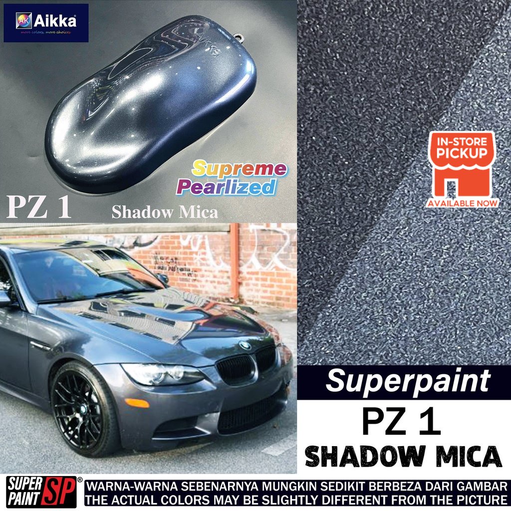 [ PZ1 Shadow Mica Supreme Pearl Metallic 370ml ] AK Paint 2K Aikka DIY