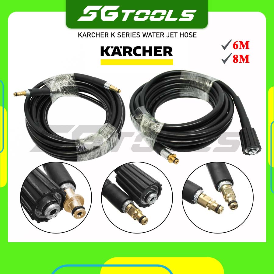 KARCHER HIGH PRESSURE WASHER HOSE 6M/8M (K1-K7) WATER JET HOSE CLEANER ...