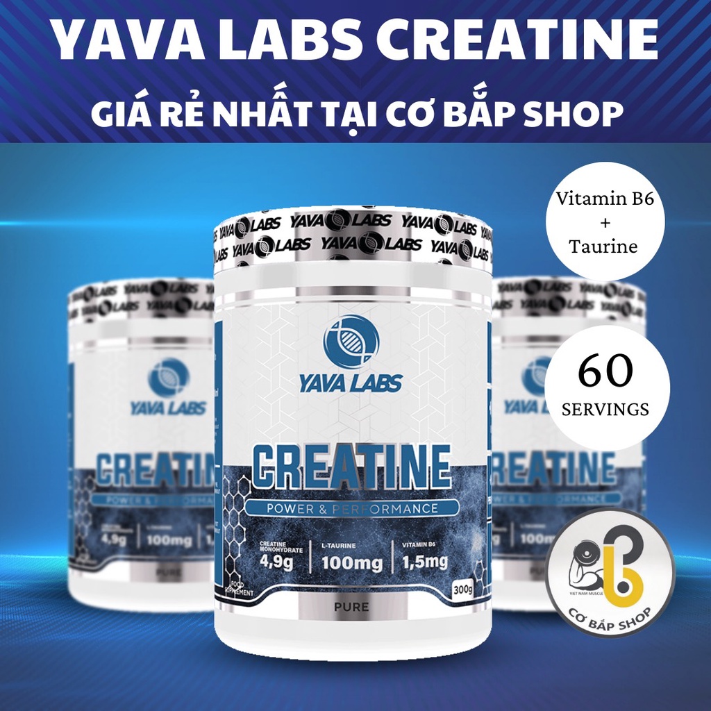 Yava LABS CREATINE Muscle Mass Gain Maximum Muscle Swelling