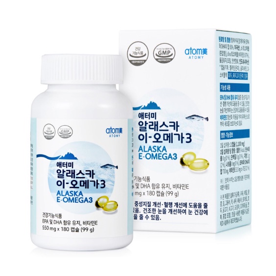 Atomy Alaska EOmega 3 (550 mg x 180 capsules) Shopee Malaysia