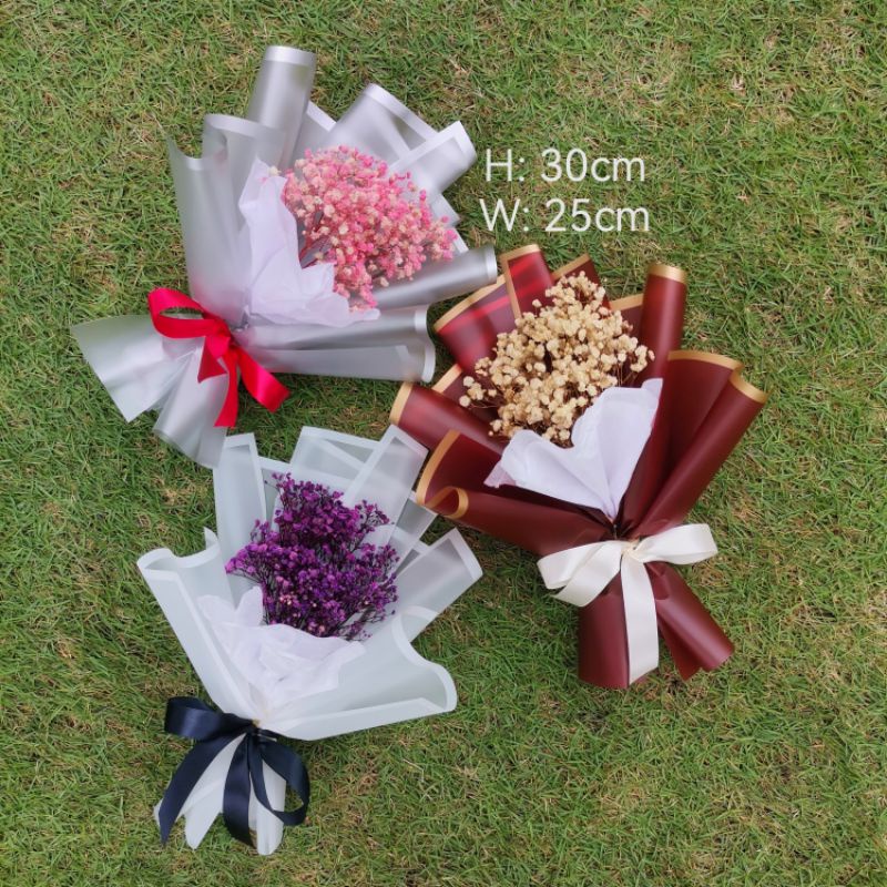 Baby's Breath Convocation Graduation Birthday Surprise Bouquet Gift