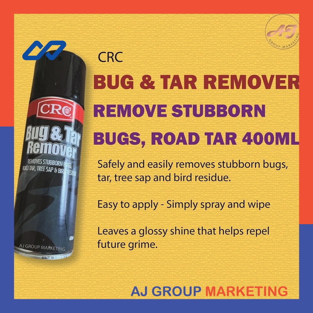 CRC Bug & Tar Remover (400ml) Removes Stubborn Bugs, Road Tar, Tree