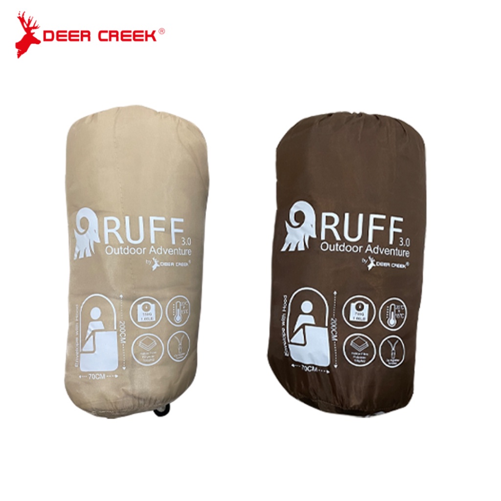 Deer Creek Sleeping Bag RUFF 3.0 Portable Light Weight Water Resistant ...