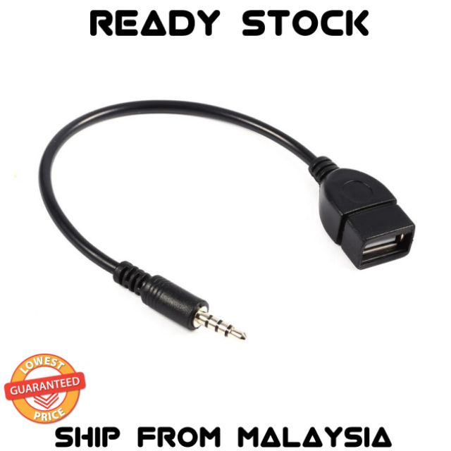 Upgrade Your Audio Experience With 35mm Male Audio Aux To Usb 20 Type A Female Otg Converter 4243