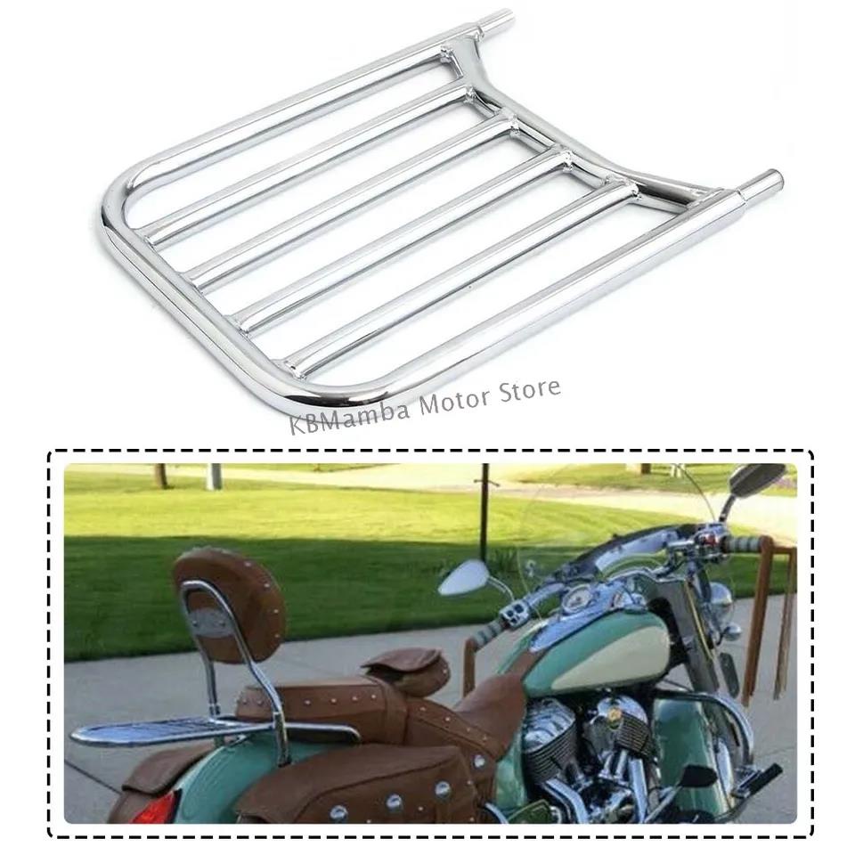 Motorcycle Accessory Sissy Bar Backrest Luggage Rack For Indian
