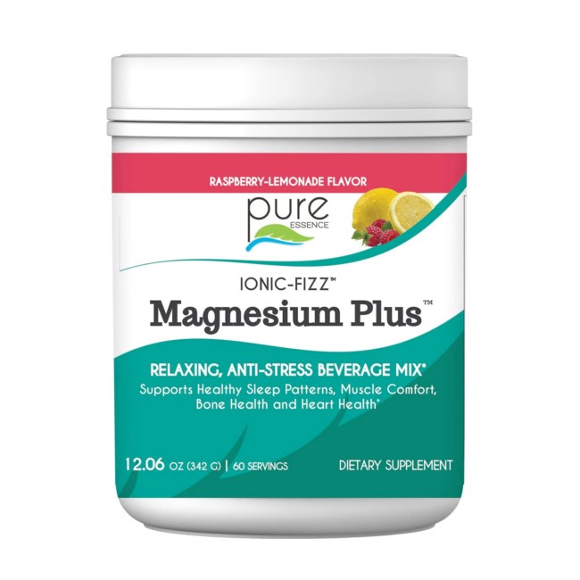 Pure Essence, Ionic-Fizz, Magnesium Plus, Raspberry Lemonade, 12.06 oz ...