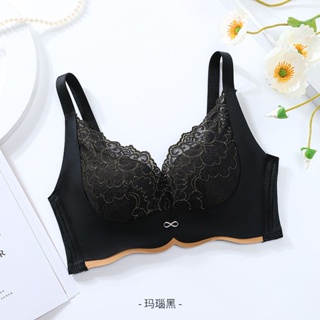 Small Breast Underwear Women Gathering No Steel Ring Comfortable  Top-Supporting Bra Thick Thin Style Breasts