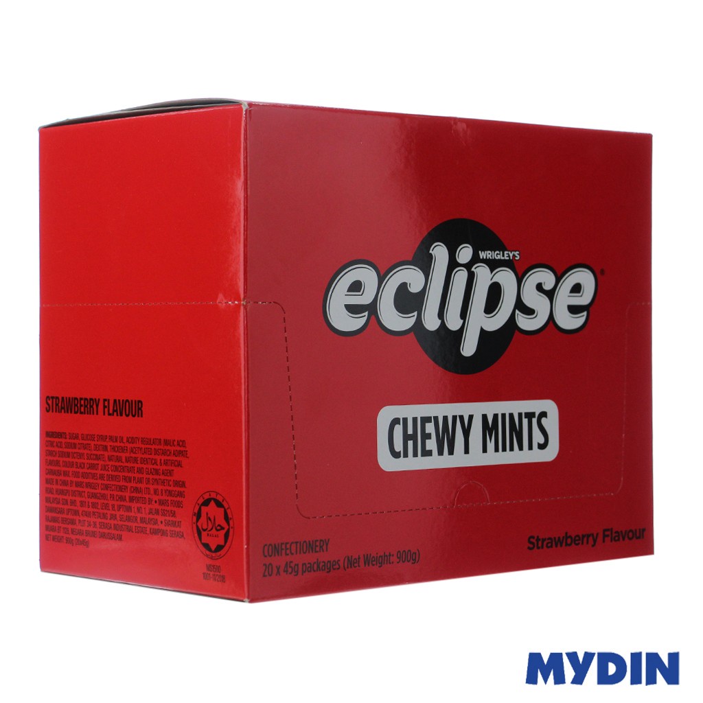 Eclipse Chewy Mints Strawberry Flavour (20s x 45g) Shopee Malaysia