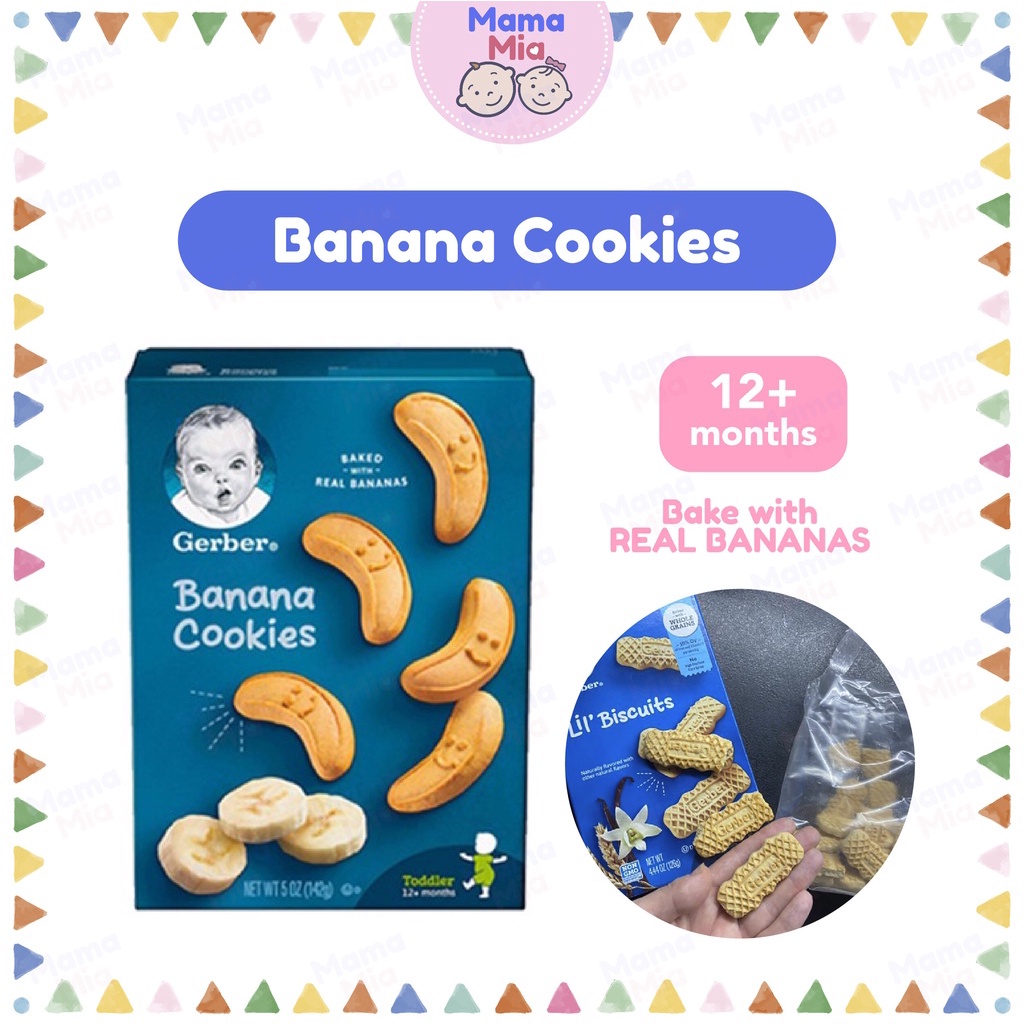 Gerber Baby Biscuits Crackers Cookies 10 12 months Biscuit
