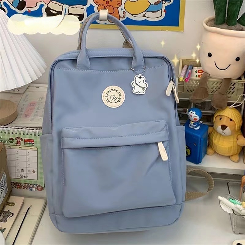 Korean Version of Student Schoolbag Female Cute Backpack Leisure ...