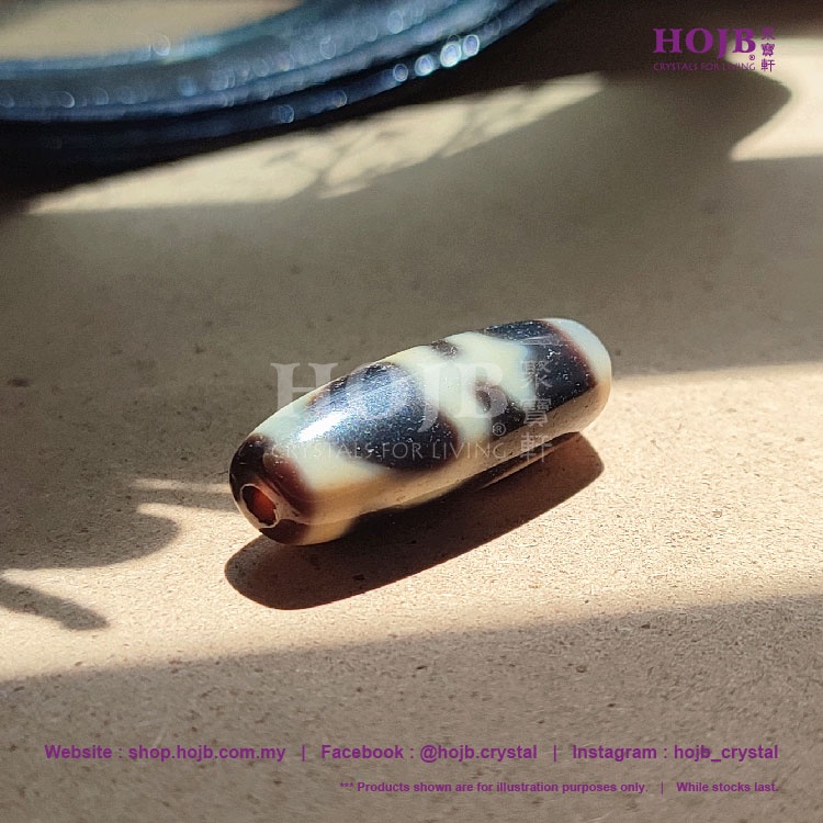 HOJB Tibetan Precious Antiquity Old Pure DZI Longevity Bottle Motif ...