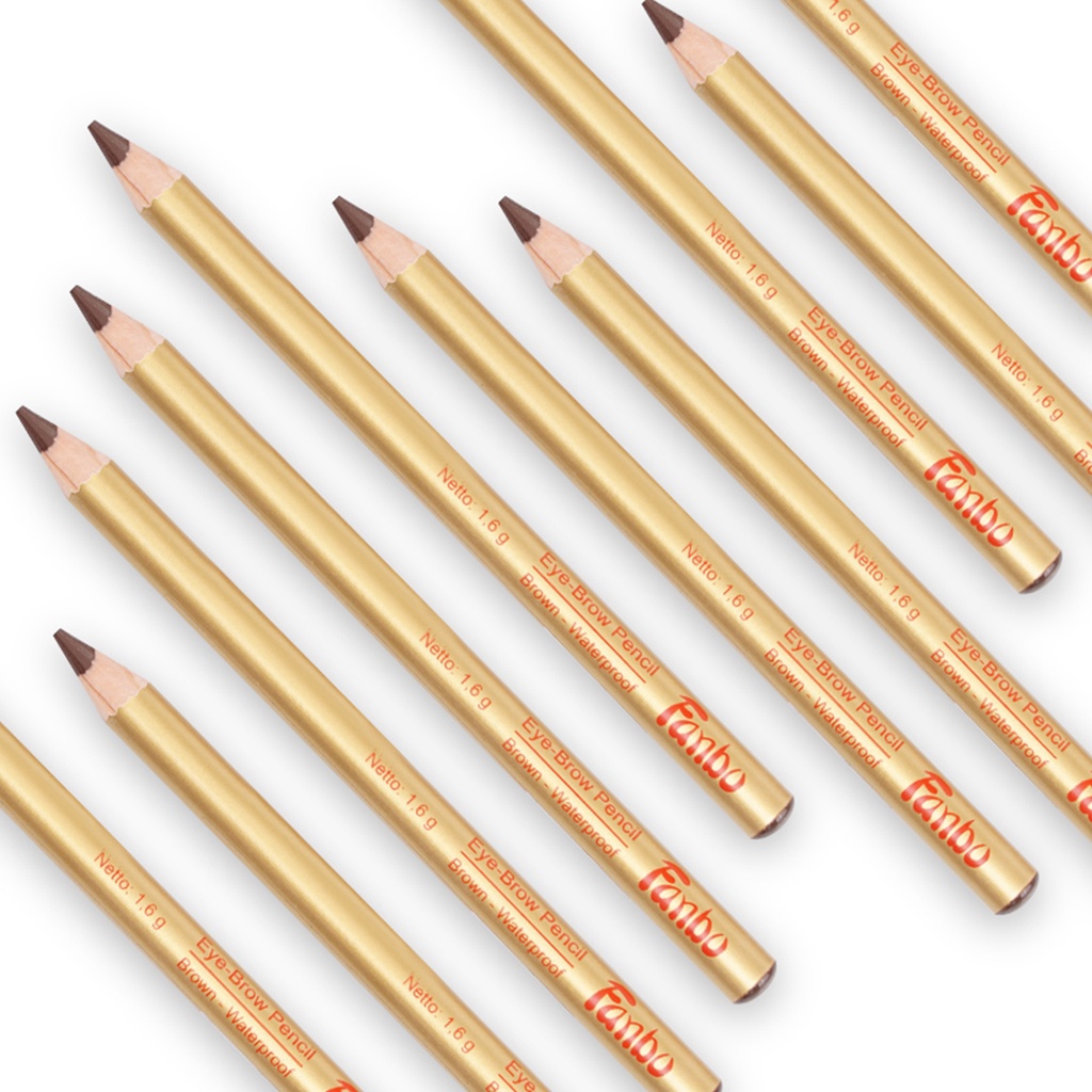 Pensil Kening FANBO Gold Eye Brow Pencil _F-FB030 | Shopee Malaysia