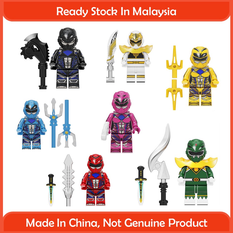 Power Ranger Series Lego Mini Figure Building Block Collection KF6144 ...