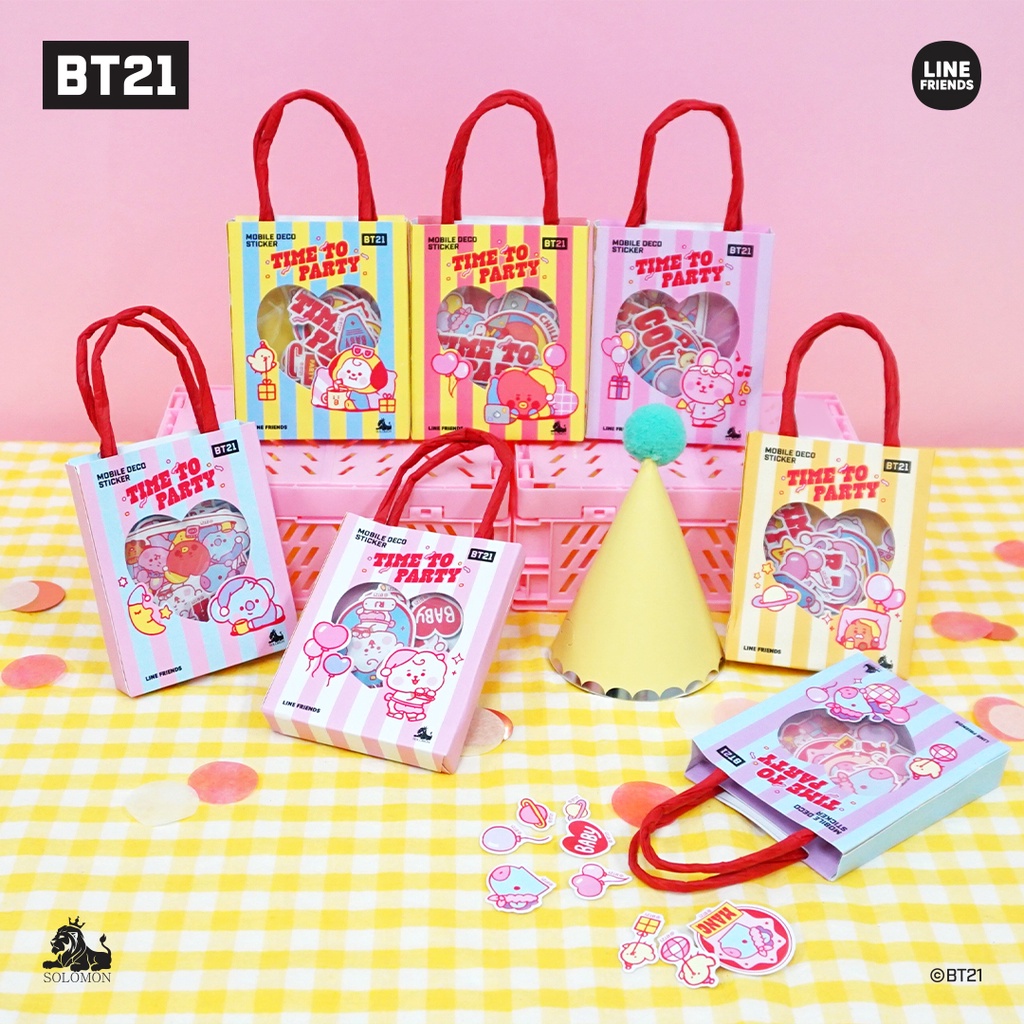 BT21 Authentic BTS Official Mobile Deco Stickers | Shopee Malaysia