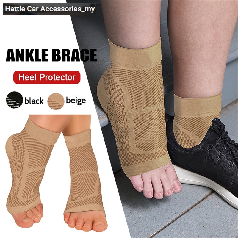 1 Pair Sports Ankle Brace Compression Sleeve Plantar Fasciitis Sock for