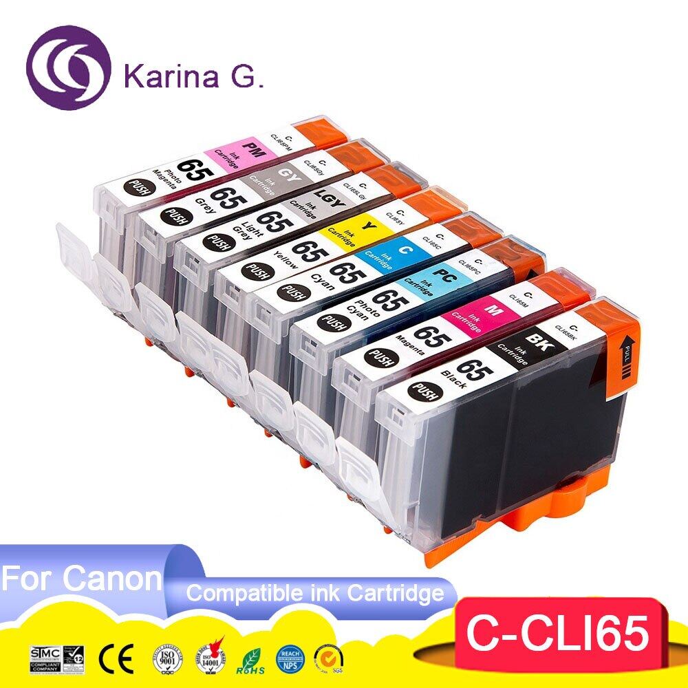 CLI-65 Cli65 Premium Color Ink Cartridge Compatible Inkjet For Canon ...