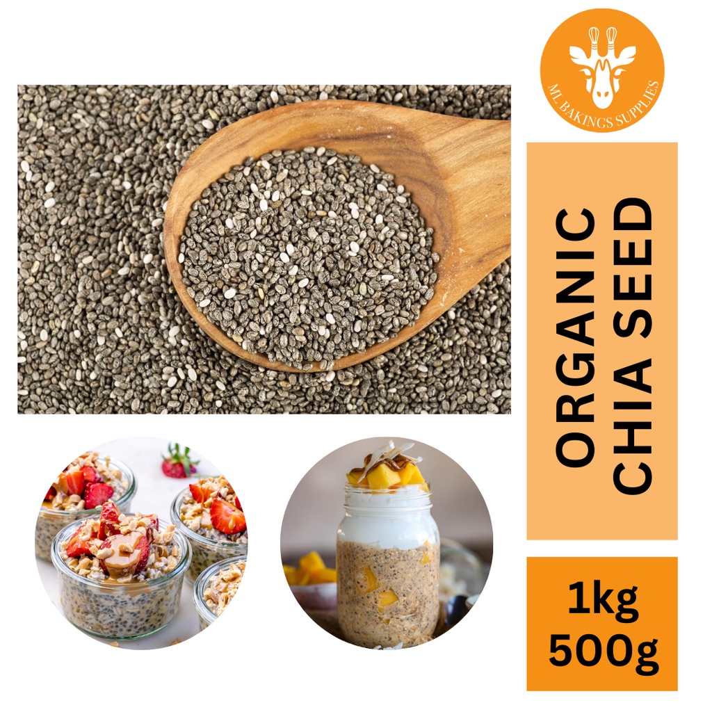 [READY STOCK] Organic Chia Seed 1KG / 500G | Shopee Malaysia