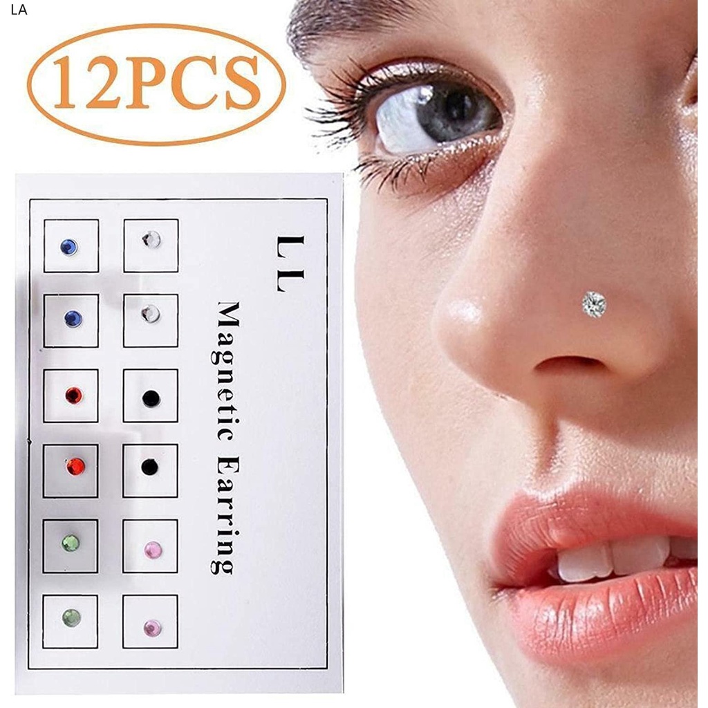 Magnetic Stud Earrings For Non-Pierced Ears - 6mm Or 8mm Stainless Steel Clip-On