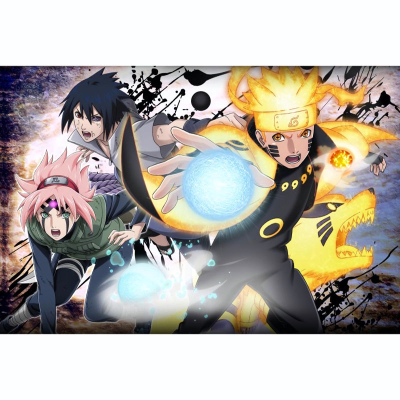 📣Ready Stock Naruto 🧩puzzles jigsaw puzzle 1000 pcs puzzle for kids puzzle adult🧩12