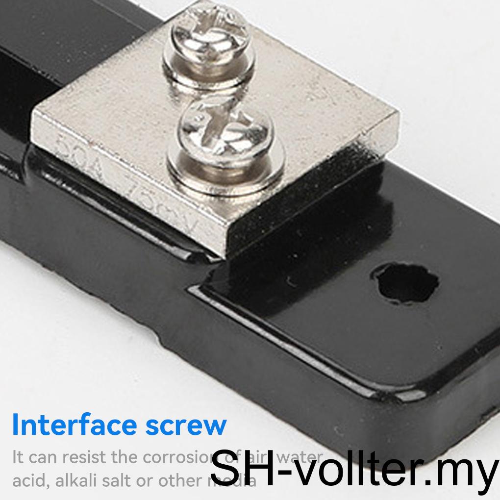 External Shunt DC FL 50A/75MV Current Meter Shunts Electronic