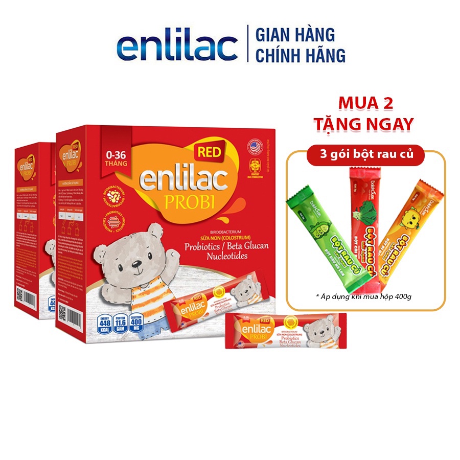 Lactose Enlilac Probi RED Intolerance Special Powdered Milk 400g / Box