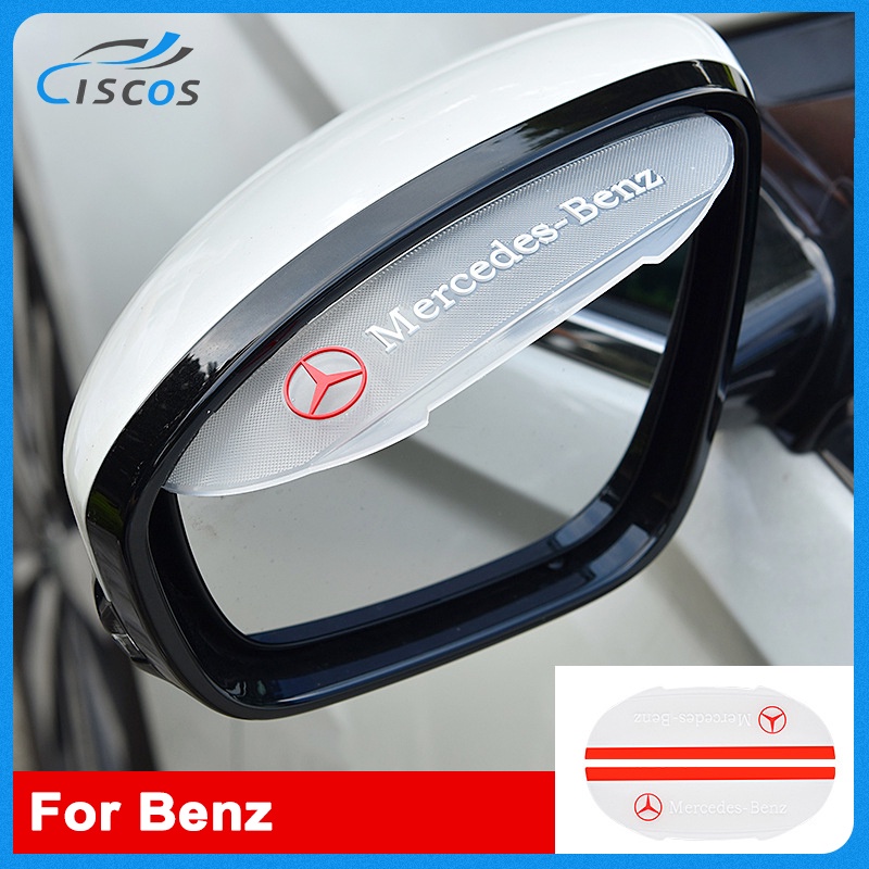 Ciscos 2PCS Car Rearview Mirror Rain Eyebrow Transparent Side Mirror