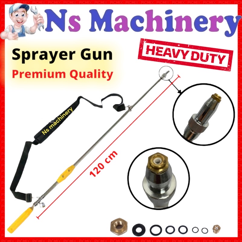 Heavy Duty /Quality Batang Mesin Pam Racun Spray Gun Power Sprayer Gun ...