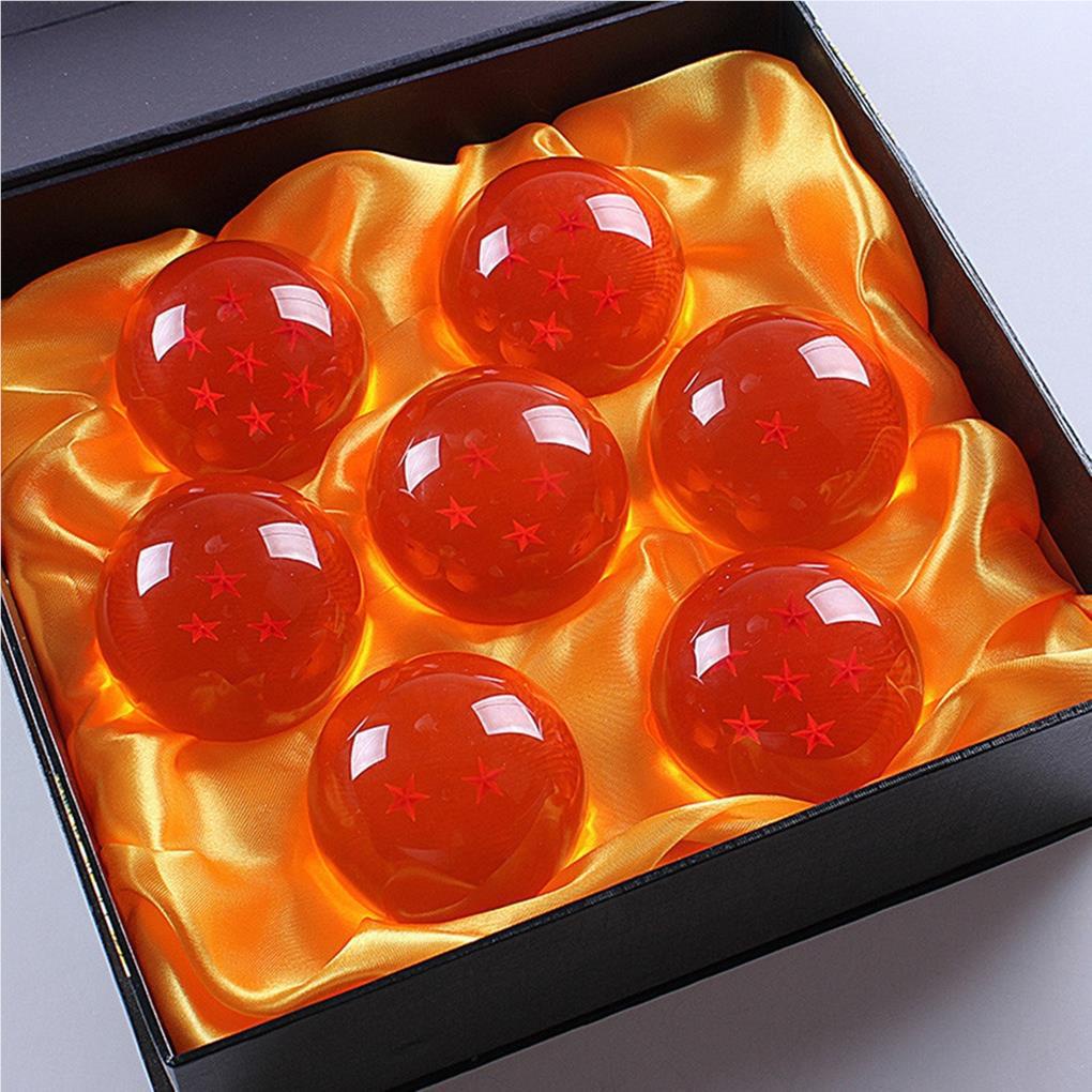 7pcs Dragon Balls Crystal Balls Crystal Glass Stars Balls Multifunctional Safety Anime