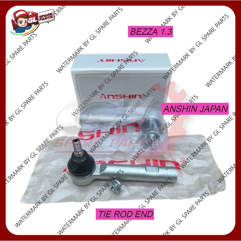 (ANSHIN JAPAN) TIE ROD END (SET) PERODUA BEZZA 1.3 ONLY Shopee Malaysia