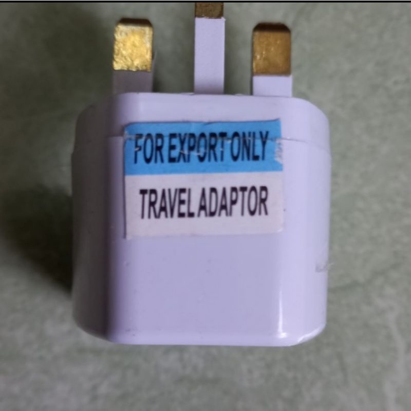 Singapore Travel Adapter 3 Leg Plug Electrical Plug Shopee Malaysia
