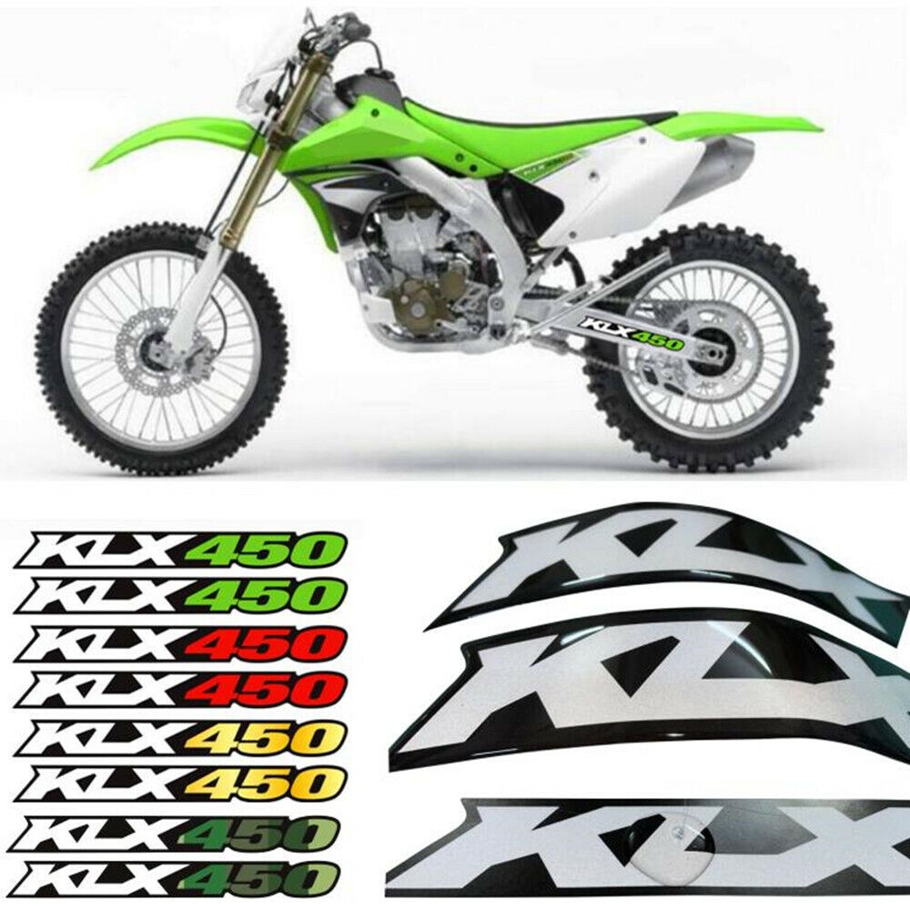 3D Glue Swing Arm Stickers Decal KLX Parts Spares For KAWASAKI KLX450 ...