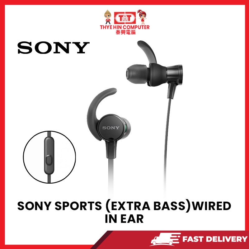 Sony Extra Bass Sport Earphones Sony MDR-XB80BS Review PCMag - Main Image